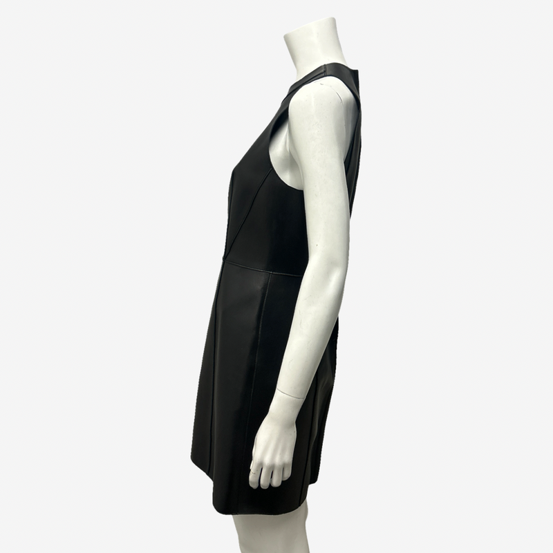 3.1 Phillip Lim Black Lambskin Mini Dress