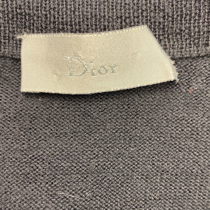 Dior Men's black wool vest