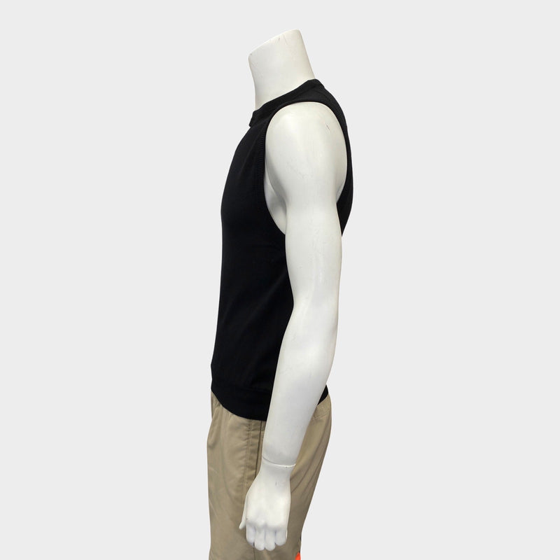 Dior Men's black wool vest