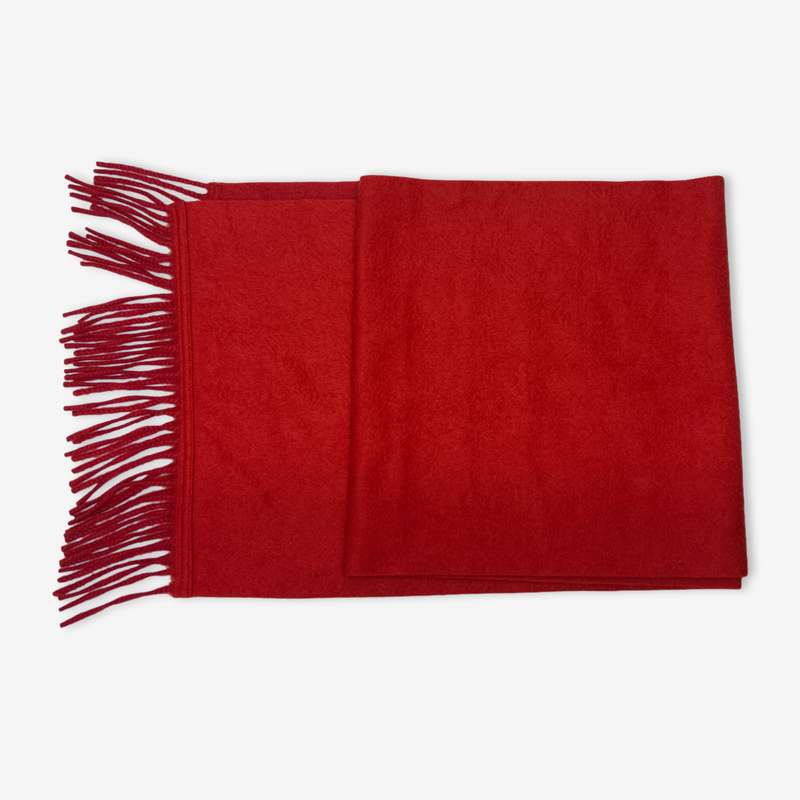 Loro Piana Men's Red Cashmere Scarf