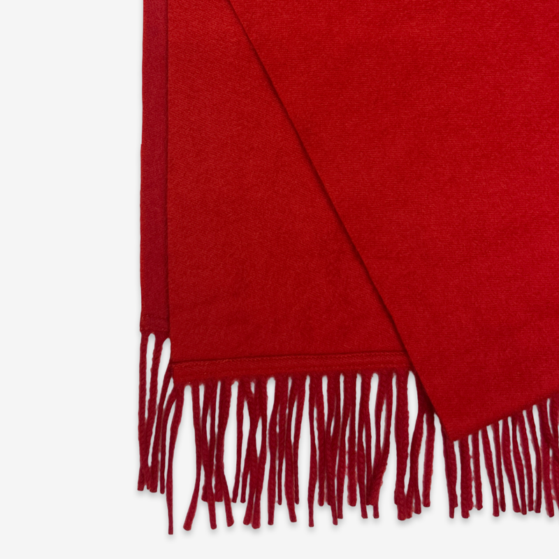 Loro Piana Men's Red Cashmere Scarf
