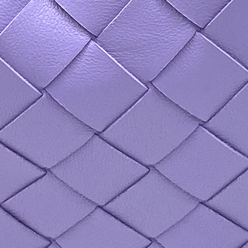 Bottega Veneta women's purple intrecciato woven leather mini Jodie handbag