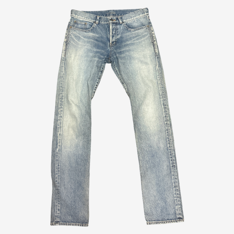 Saint Laurent Men's Light Blue Denim Jeans