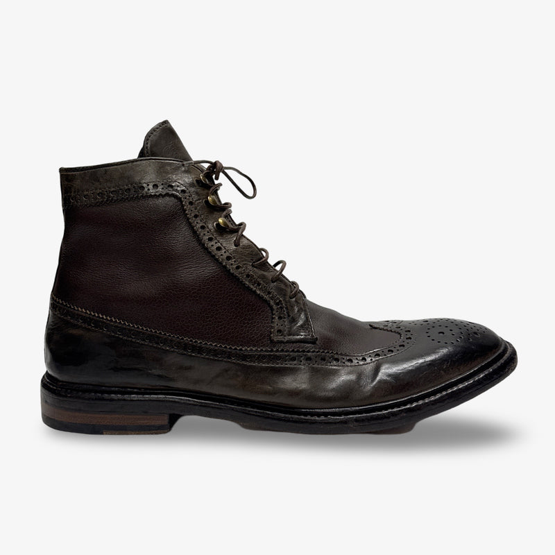 Officine Creative Men's Brown Brogue Boots