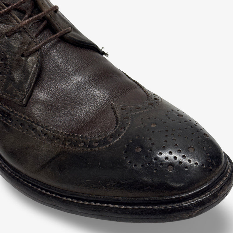 Officine Creative Men's Brown Brogue Boots