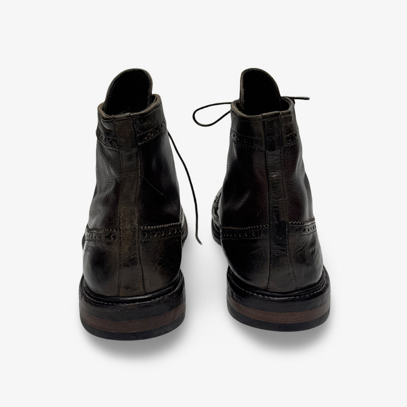 Officine Creative Men's Brown Brogue Boots