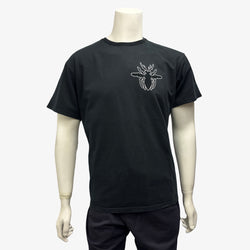 Dior Men's Black Insect Logo Cotton T-Shirt