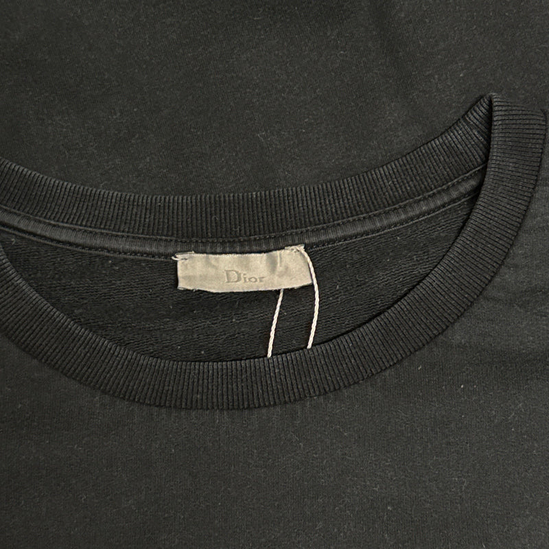 Dior Men's Black Insect Logo Cotton T-Shirt