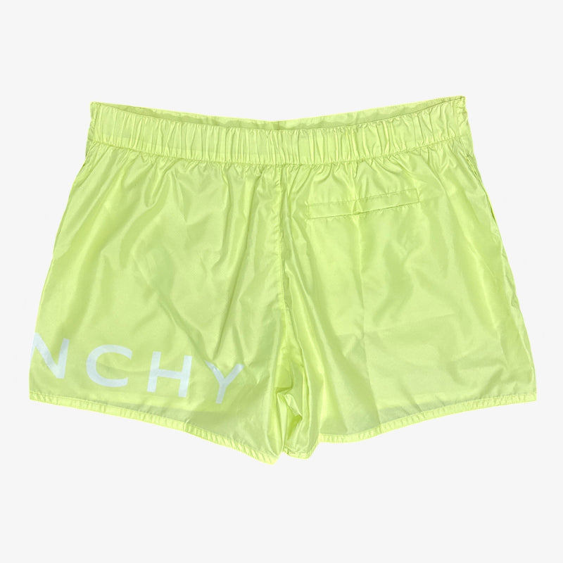 Givenchy Men's Neon Yellow Swim Shorts