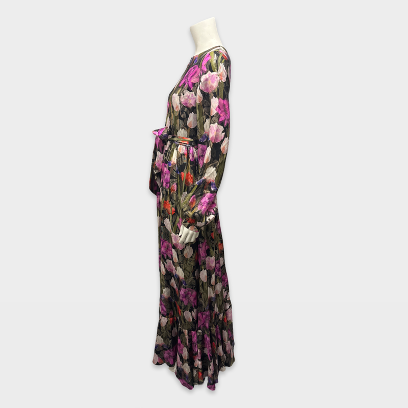 Borgo De Nor Multicolour floral print silk maxi Dress