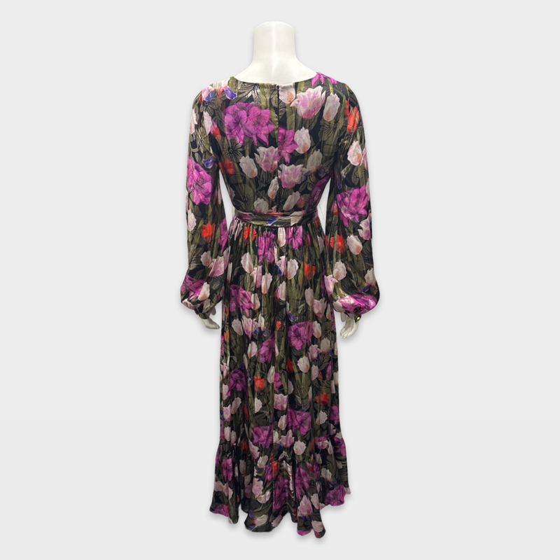 Borgo De Nor Multicolour floral print silk maxi Dress