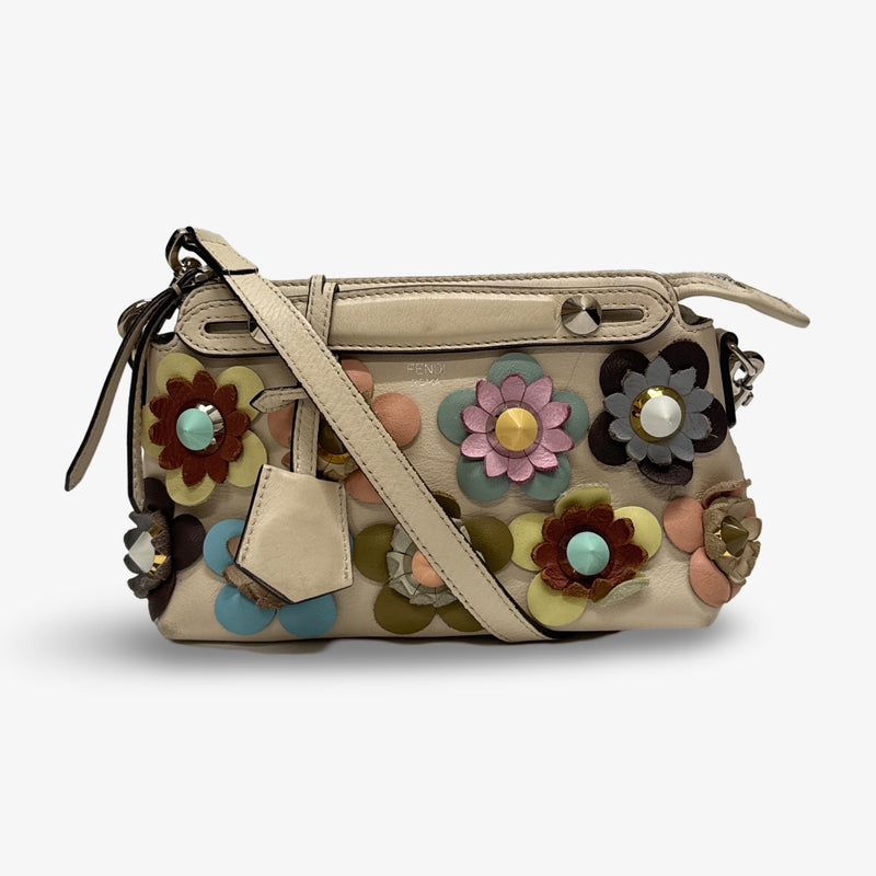 Fendi Multicolor By The Way Flowerland Studded Crossbody Bag