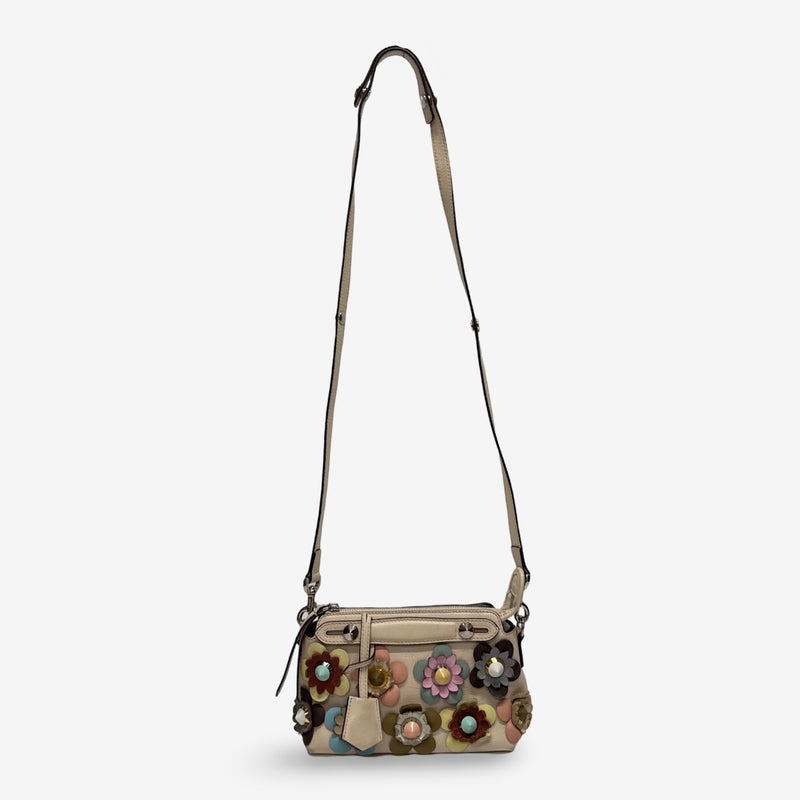 Fendi Multicolor By The Way Flowerland Studded Crossbody Bag