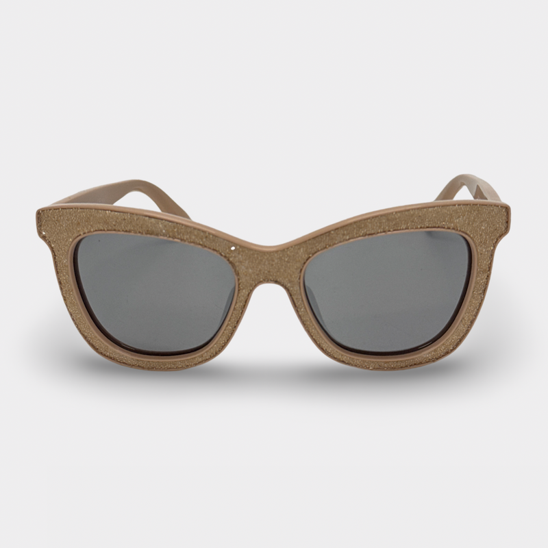Jimmy Choo Women's Light Beige Sparkly Sunglasses