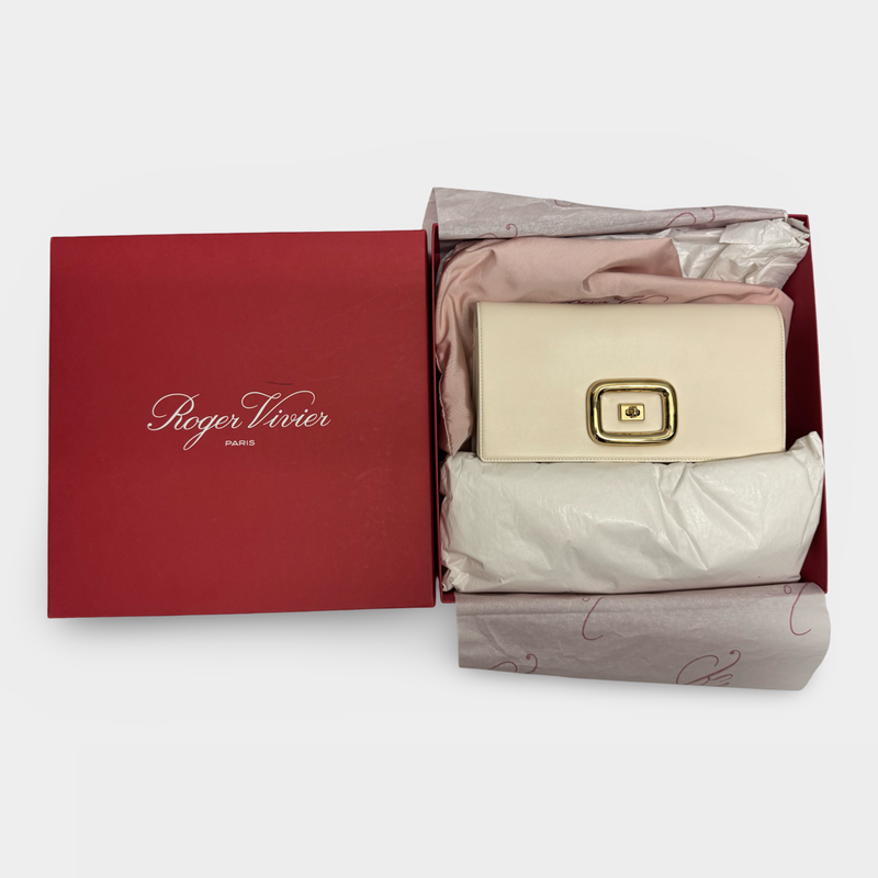 Roger Vivier Women's White Shoulder and Clutch Bag