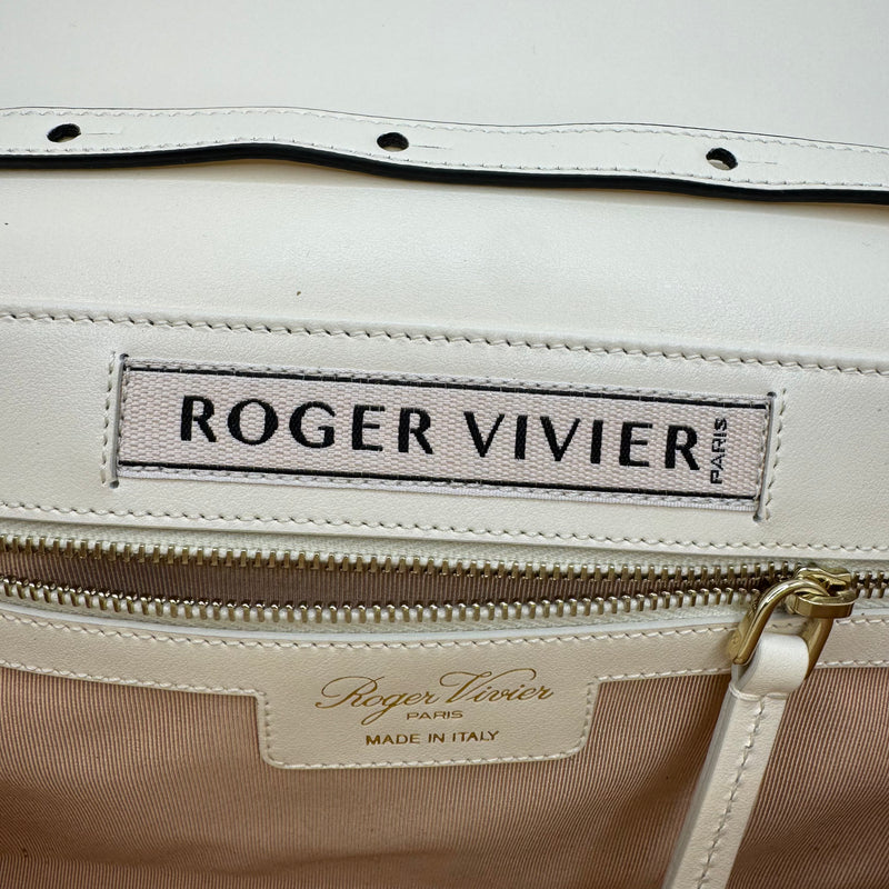 Roger Vivier Women's White Shoulder and Clutch Bag