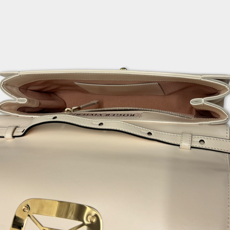 Roger Vivier Women's White Shoulder and Clutch Bag