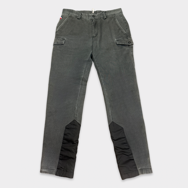 Moncler Men's Grey Denim Cargo Pants – Loop Generation