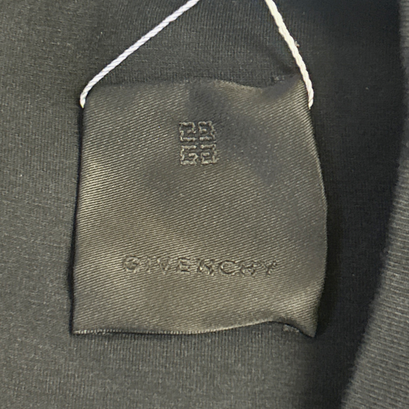 Givenchy men's black cotton graphic Earth t-shirt