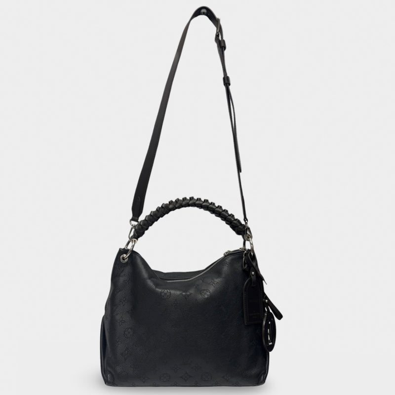 Louis Vuitton Women's Black And Brown Mahina Beaubourg Leather Handbag