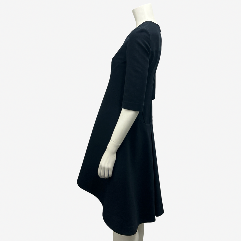 Marni Navy Cotton Structured Dress