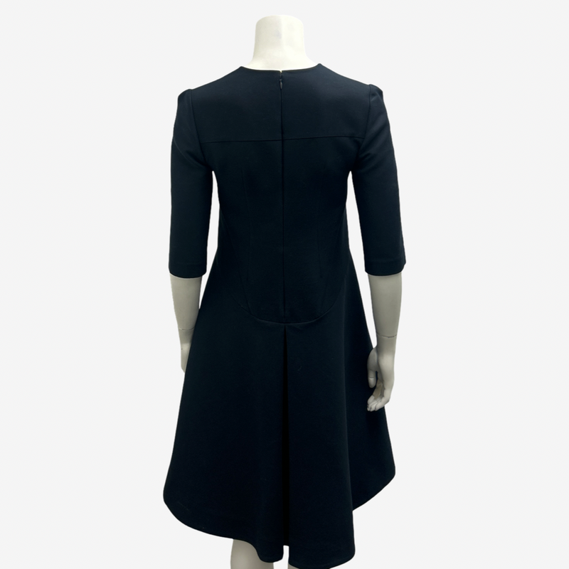 Marni Navy Cotton Structured Dress