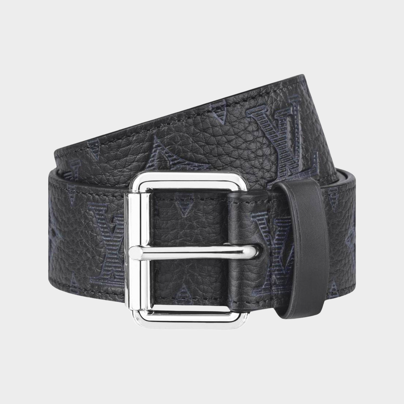 Louis Vuitton - Authenticated Belt - Leather Black Plain for Men, Never Worn