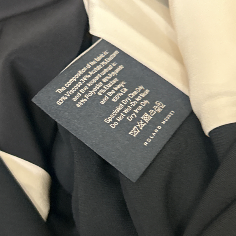 Roland Mouret Multicoloured Animal Print Abstract Dress