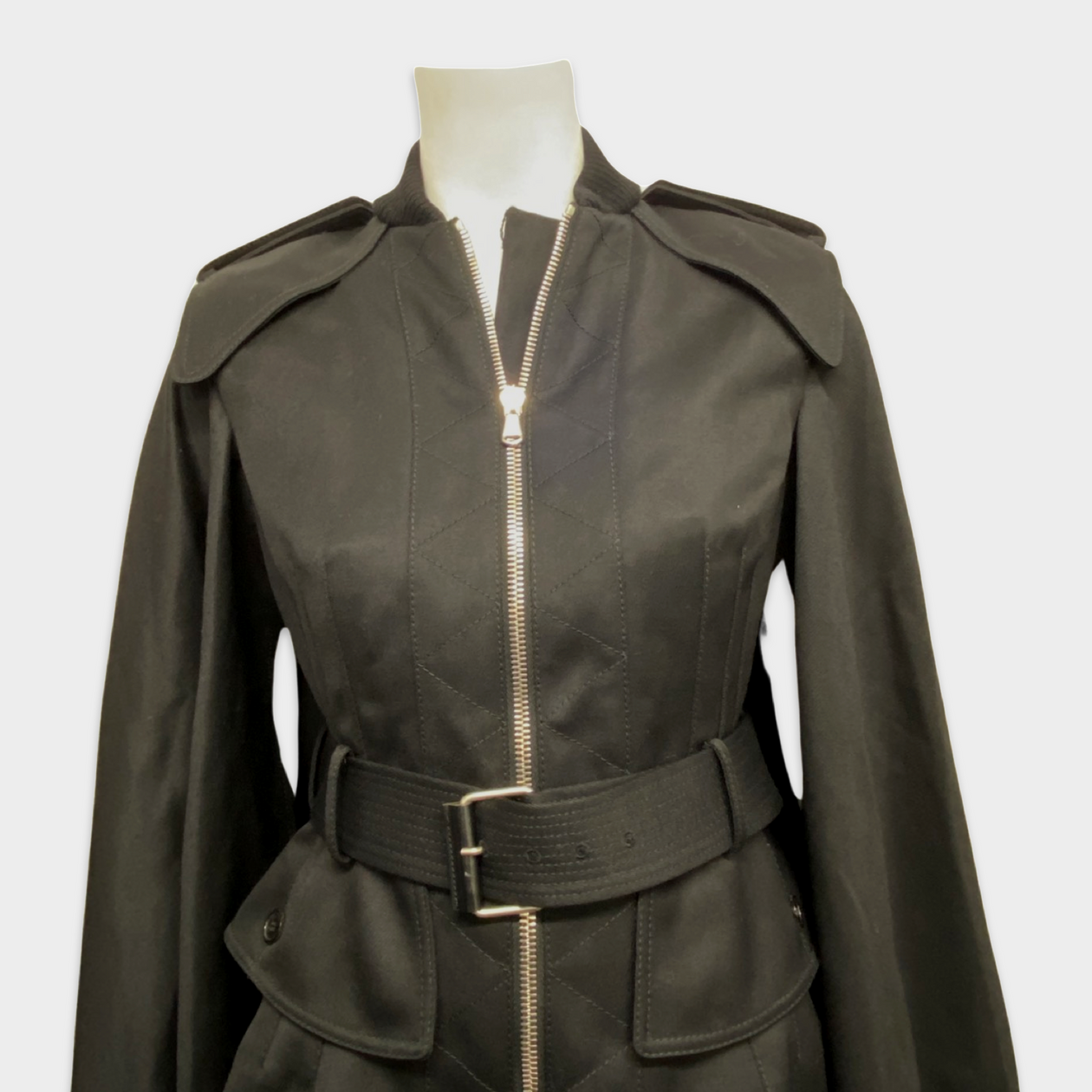 Alexander mcqueen on sale cape coat