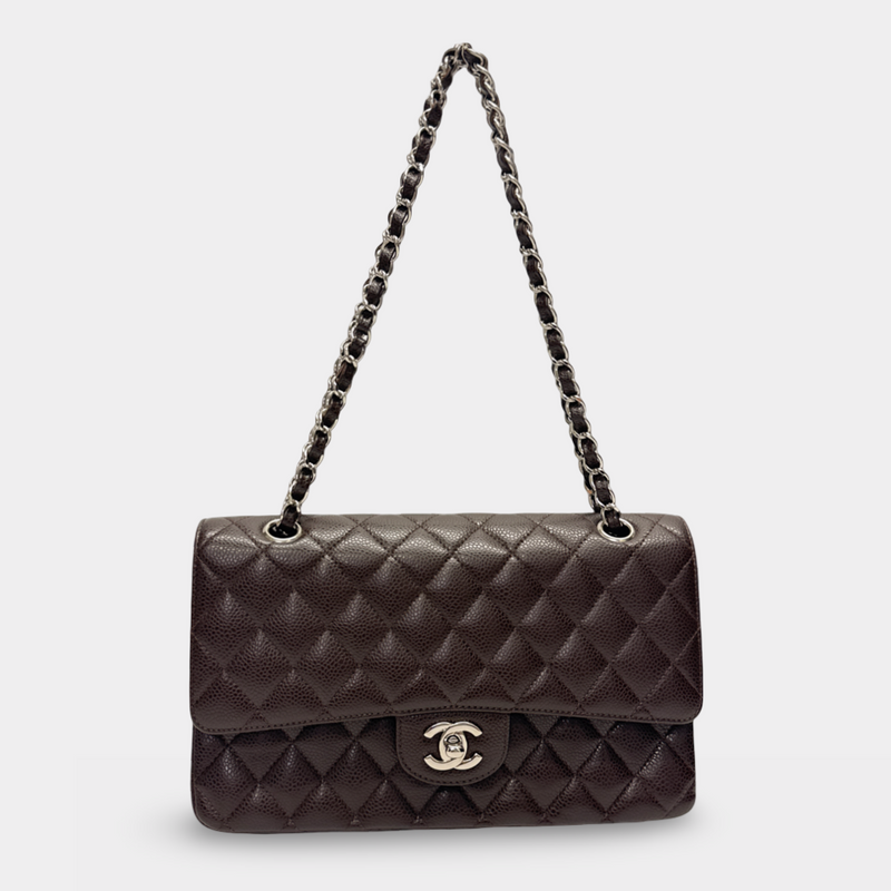 Chanel Women's 2005–2006 Brown Classic Double Flap Handbag
