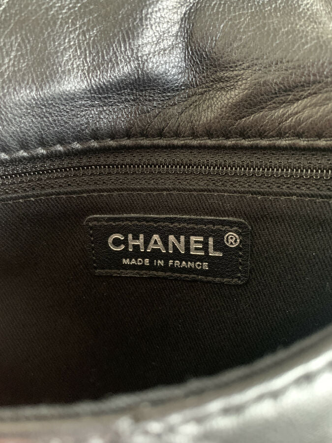 Chanel black quilted lambskin Country mini crossbody bag