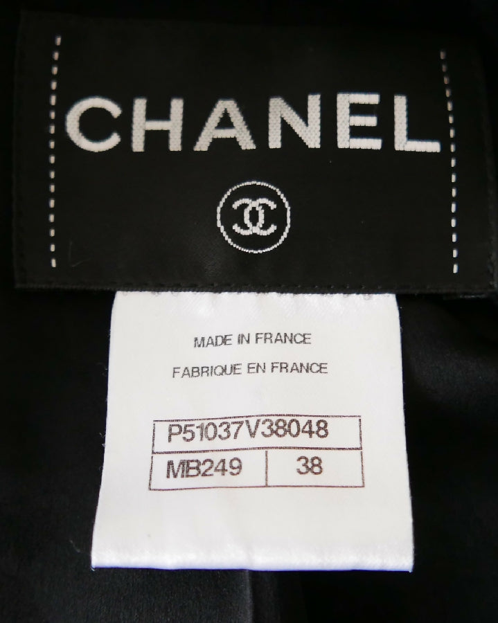 Chanel Resort 2015 Paris-Dubai Black Tweed Jacket