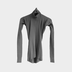 Louis Vuitton women's dove grey turtleneck sweater