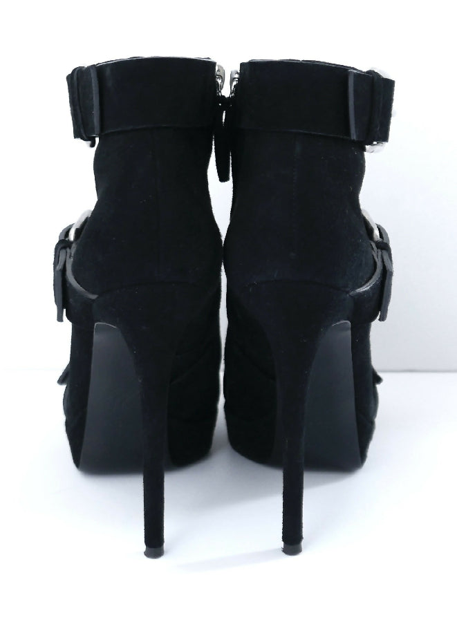 Giuseppe Zanotti women's black Emy Platform Boots