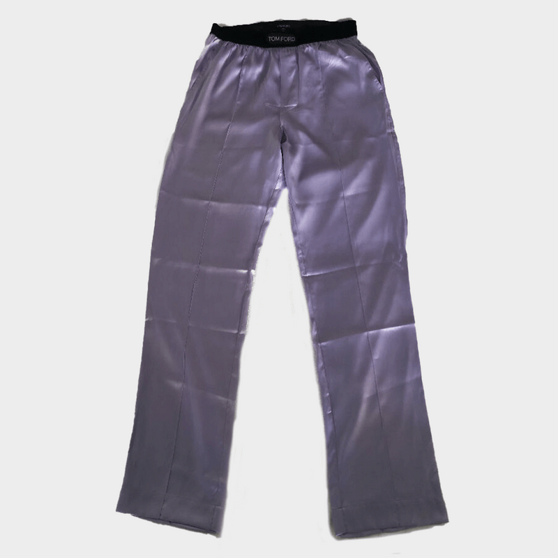 Tom Ford women's purple silk trousers