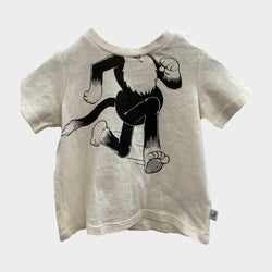 Stella McCartney girl's cream and black disney print cotton t-shirt