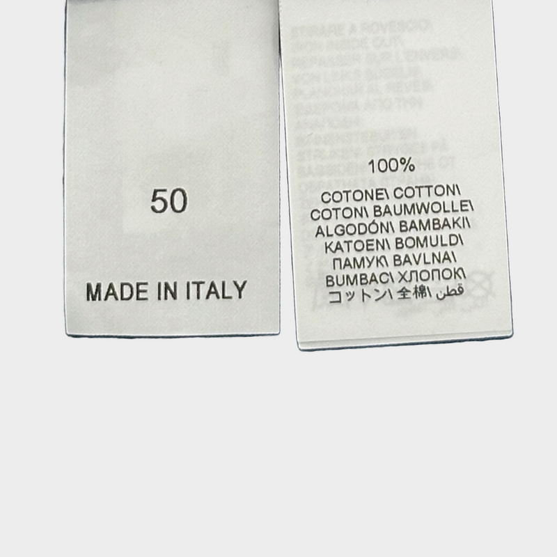 Brunello Cucinelli men's navy cotton regular fit t-shirt