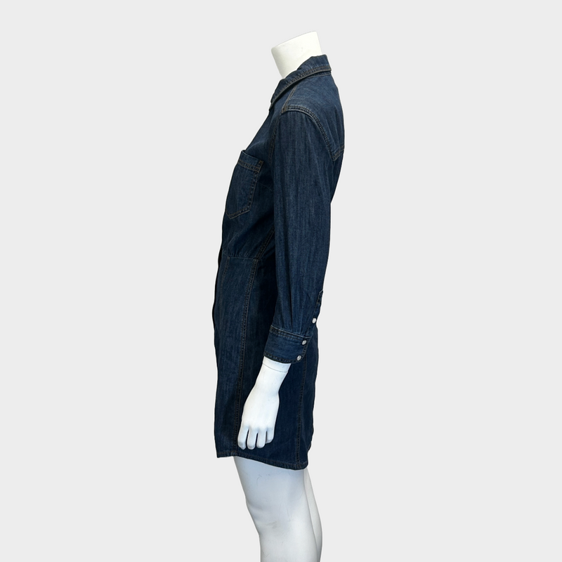 Veronica Beard blue denim  shirt-style dress