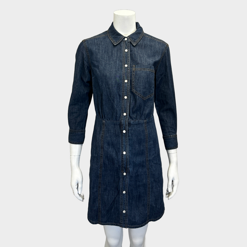 Veronica Beard blue denim  shirt-style dress