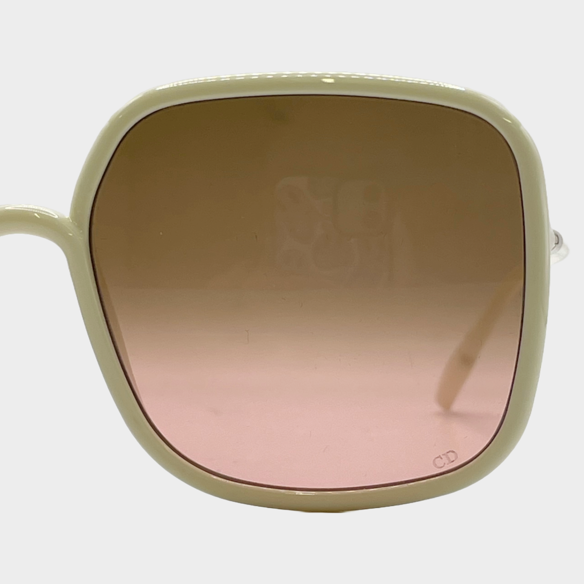 Dior white frame sunglasses sales