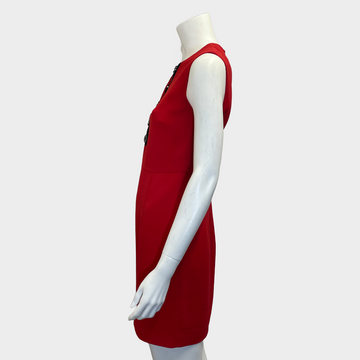 Miu Miu women's red cotton sleeveless mini dress – Loop Generation