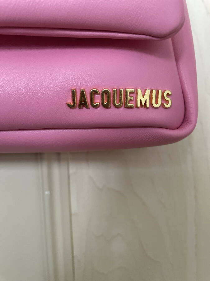 Jacquemus pink padded leather Bambimou bag