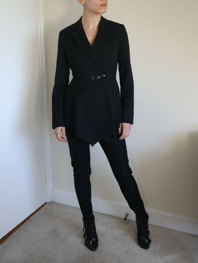 Christian Dior women's black blazer jacket