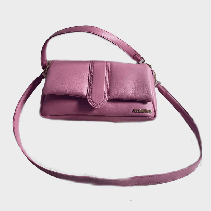 Jacquemus pink padded leather Bambimou bag