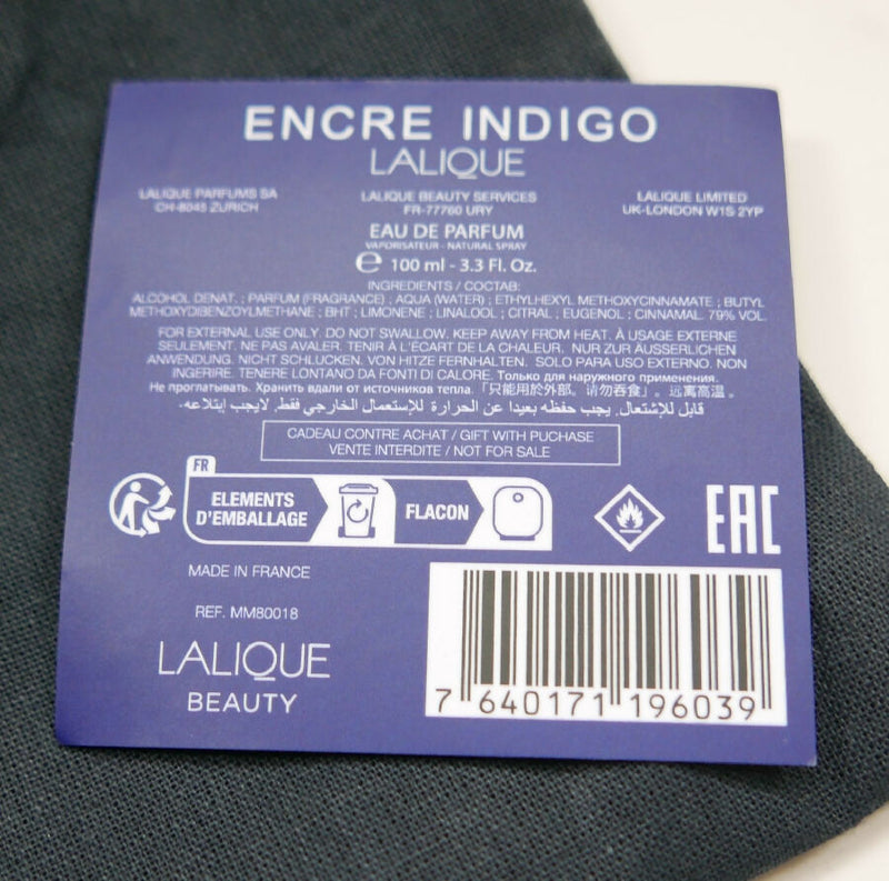 Lalique Encre Indigo Eau De Parfum