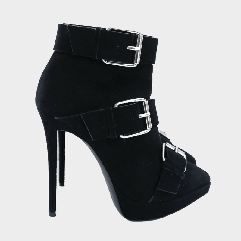 Giuseppe Zanotti women's black Emy Platform Boots
