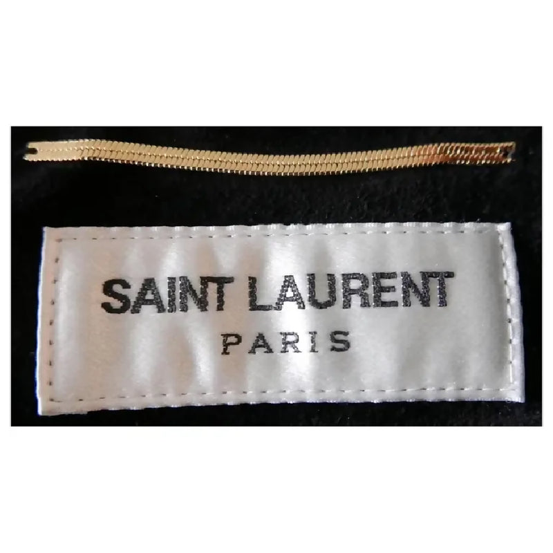 Saint Laurent women's Embellished Black Suede Sheath Dress