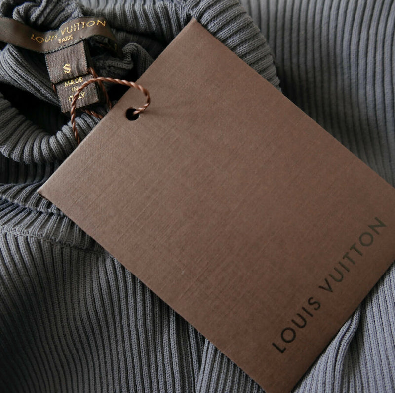 Louis Vuitton women's dove grey turtleneck sweater