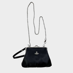 Vivienne Westwood Granny Fame Re-Vegan Grain Leather Purse