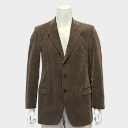 Ermenegildo Zegna men's brown velour blazer